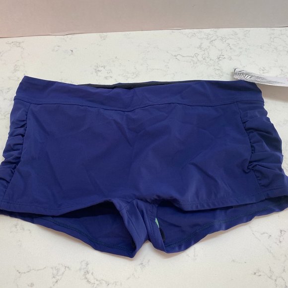 NWT Christina Navy Boyleg Bikini Bottoms Swimsuit - Picture 4 of 13